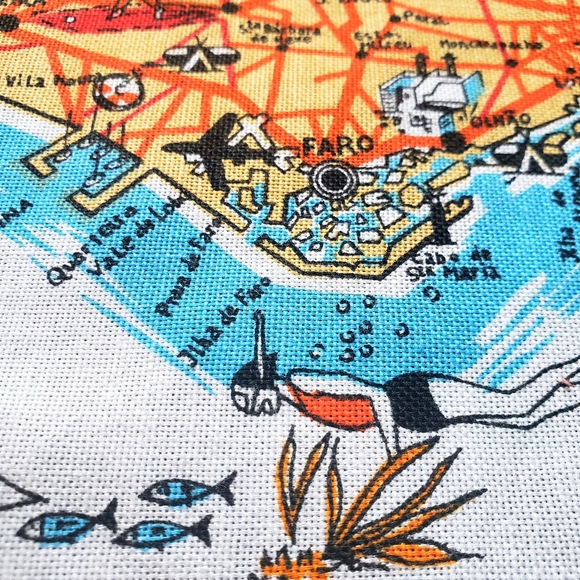 4 Vintage Tea Towels From Portugal - Picture 5 of 8